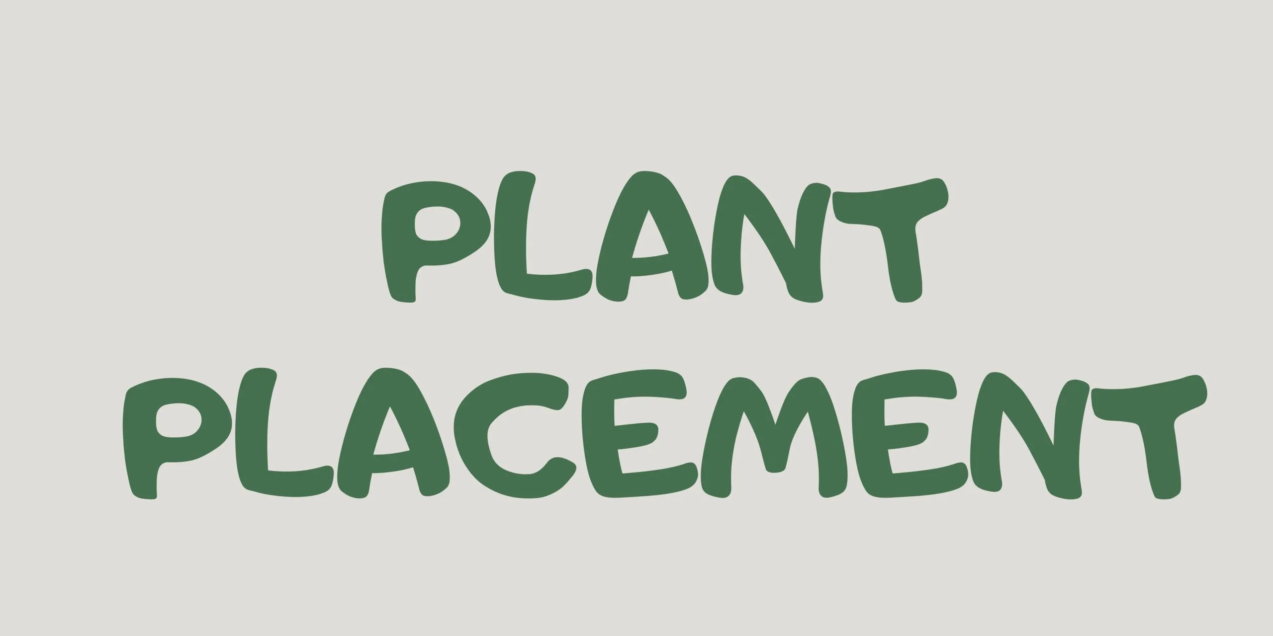 plant placement banner