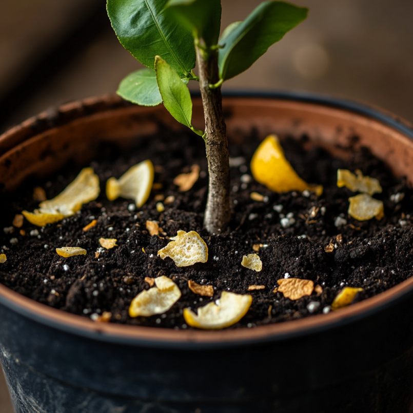 lemon peel soil